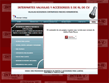 Tablet Screenshot of interpartes.com.mx